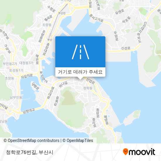 청학로76번길 지도