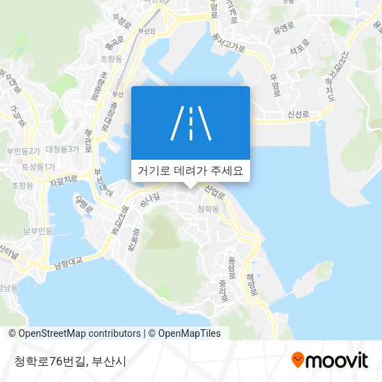 청학로76번길 지도