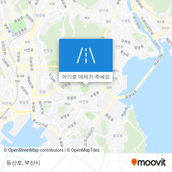 등산로 지도
