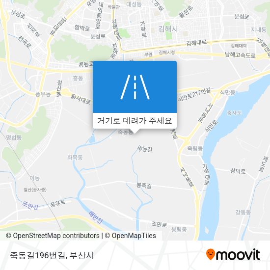 죽동길196번길 지도