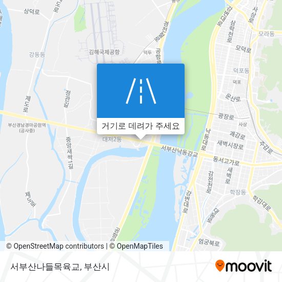 서부산나들목육교 지도