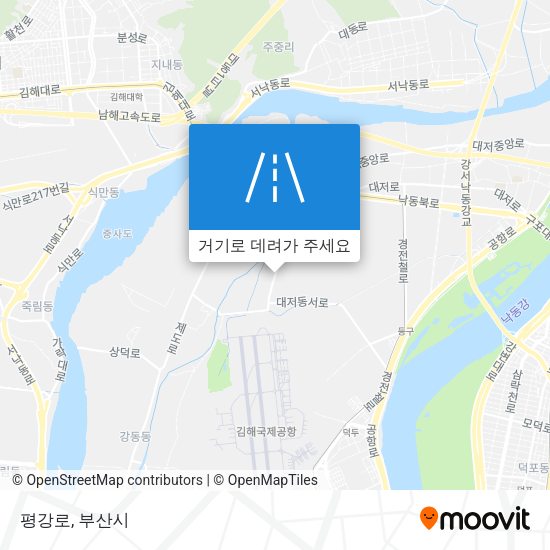 평강로 지도