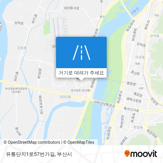 유통단지1로57번가길 지도