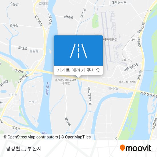 평강천교 지도