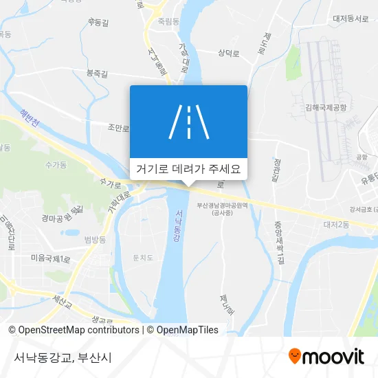 서낙동강교 지도