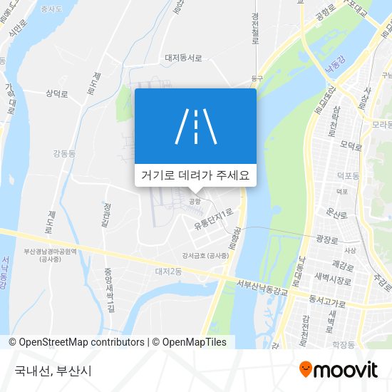 국내선 지도
