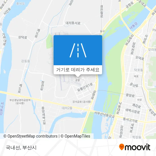 국내선 지도