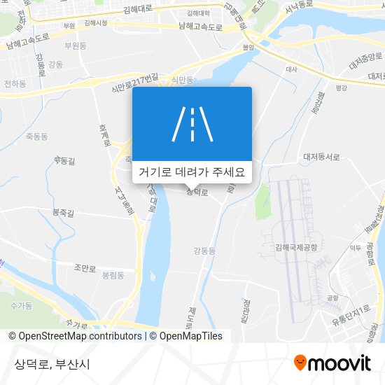 상덕로 지도