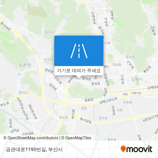금관대로1190번길 지도