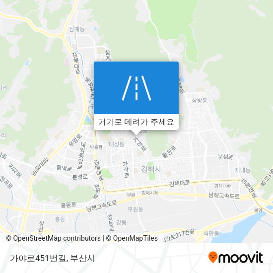 가야로451번길 지도