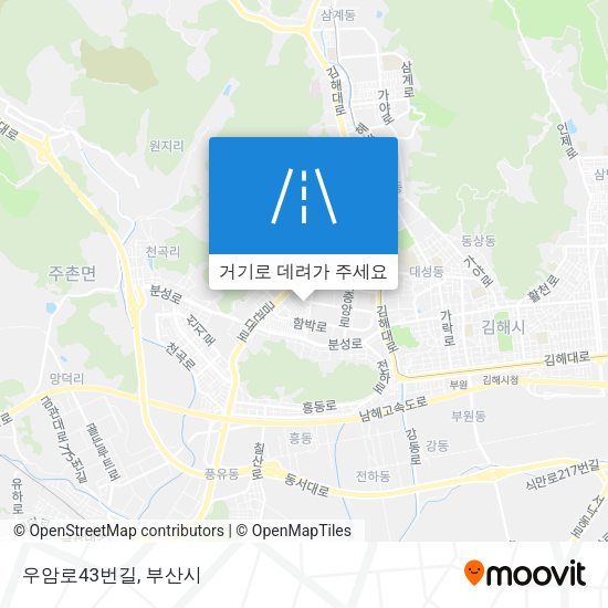 우암로43번길 지도