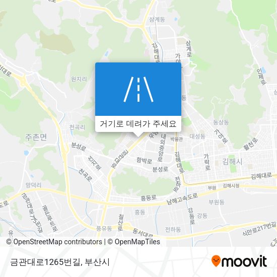 금관대로1265번길 지도