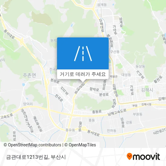 금관대로1213번길 지도