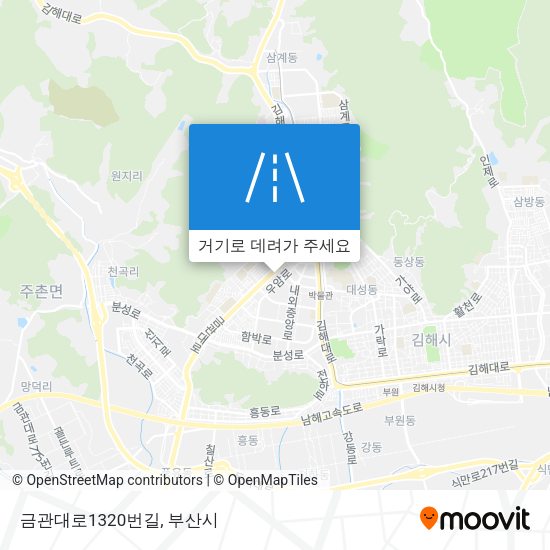 금관대로1320번길 지도