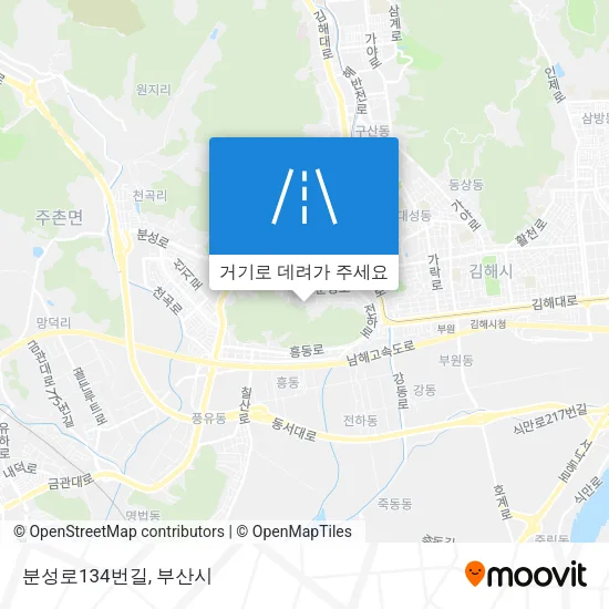 분성로134번길 지도