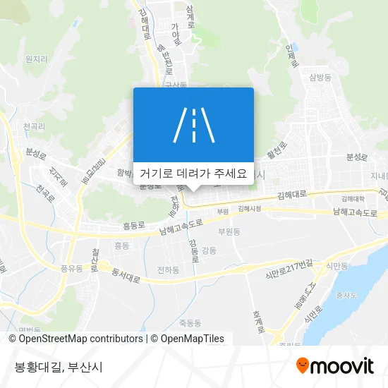 봉황대길 지도