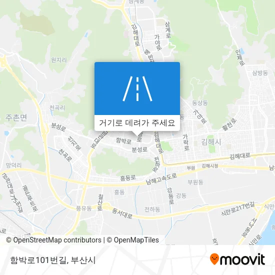 함박로101번길 지도