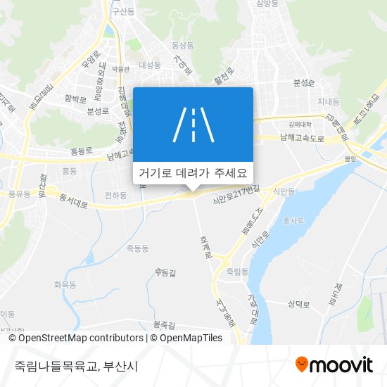 죽림나들목육교 지도