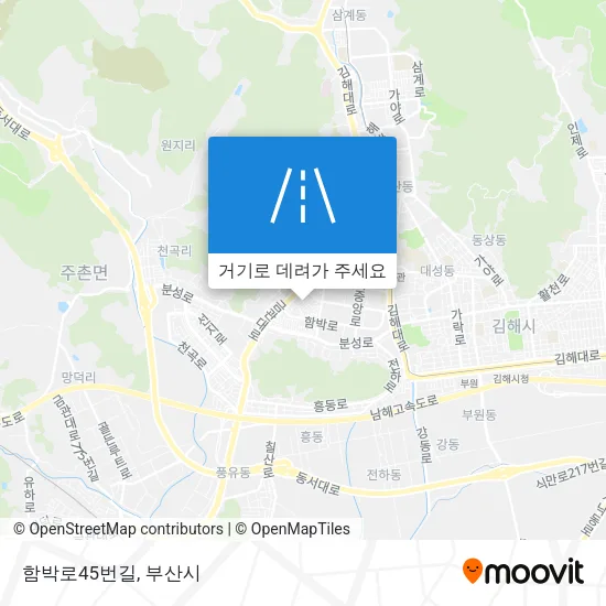 함박로45번길 지도