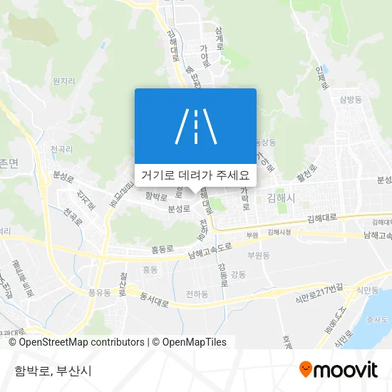 함박로 지도