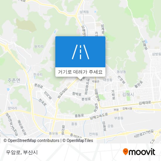 우암로 지도