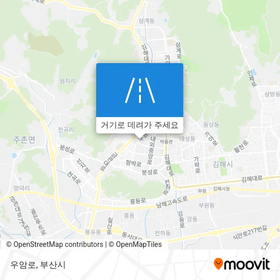 우암로 지도