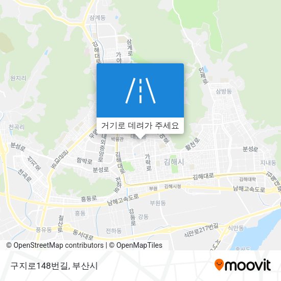 구지로148번길 지도