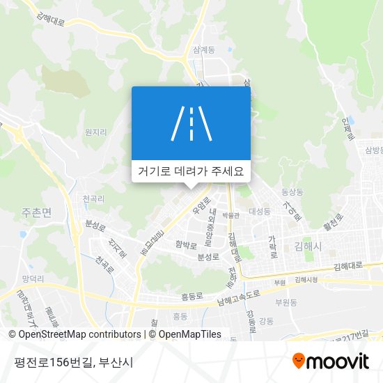 평전로156번길 지도