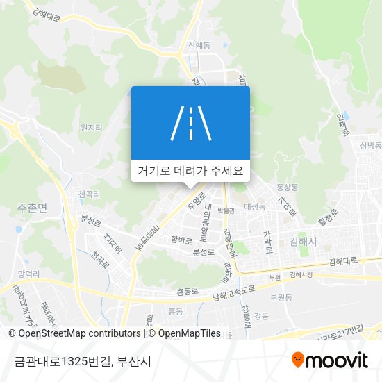 금관대로1325번길 지도