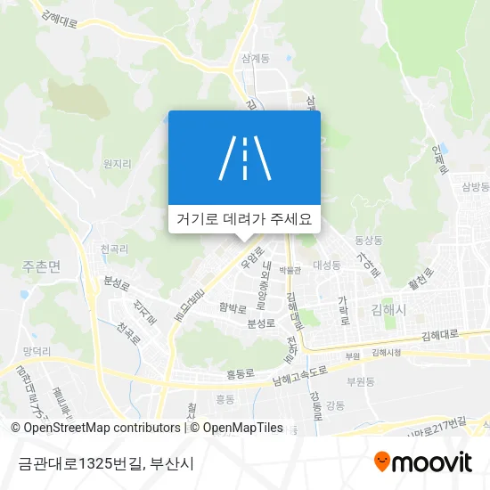 금관대로1325번길 지도