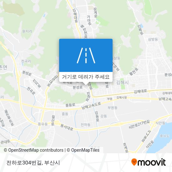 전하로304번길 지도