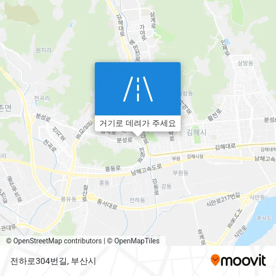 전하로304번길 지도