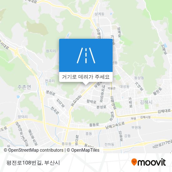 평전로108번길 지도