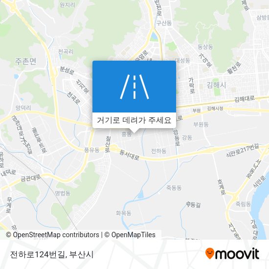 전하로124번길 지도
