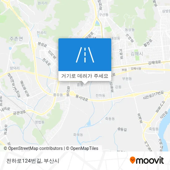 전하로124번길 지도