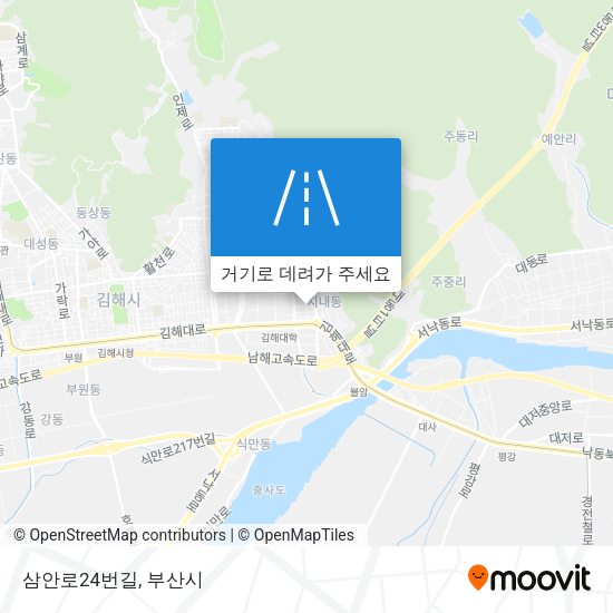 삼안로24번길 지도