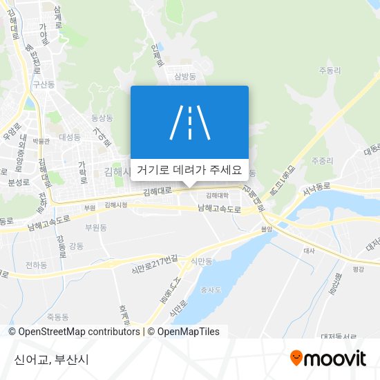 신어교 지도