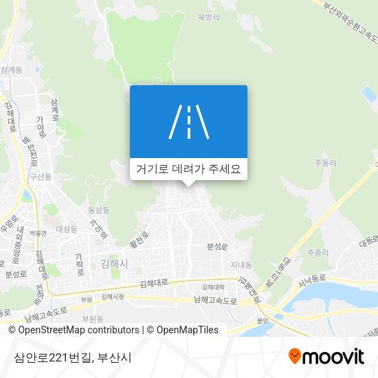 삼안로221번길 지도
