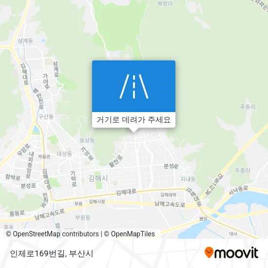 인제로169번길 지도