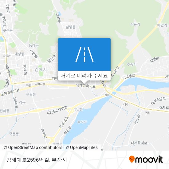 김해대로2596번길 지도