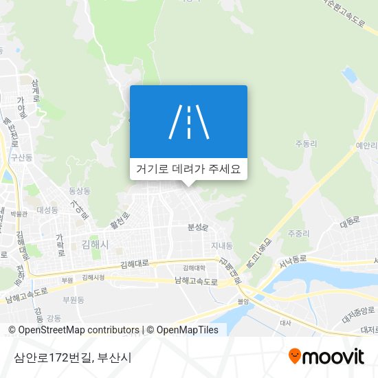 삼안로172번길 지도
