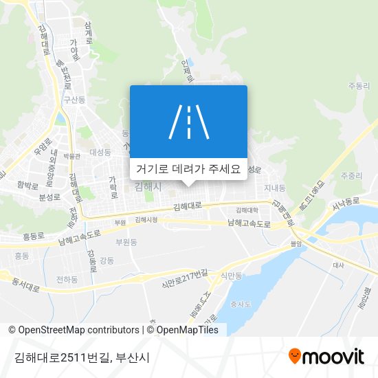 김해대로2511번길 지도