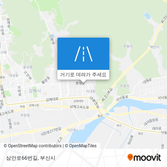 삼안로66번길 지도