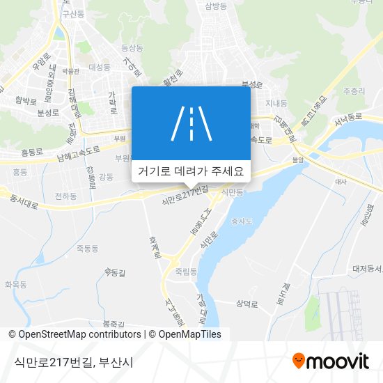 식만로217번길 지도