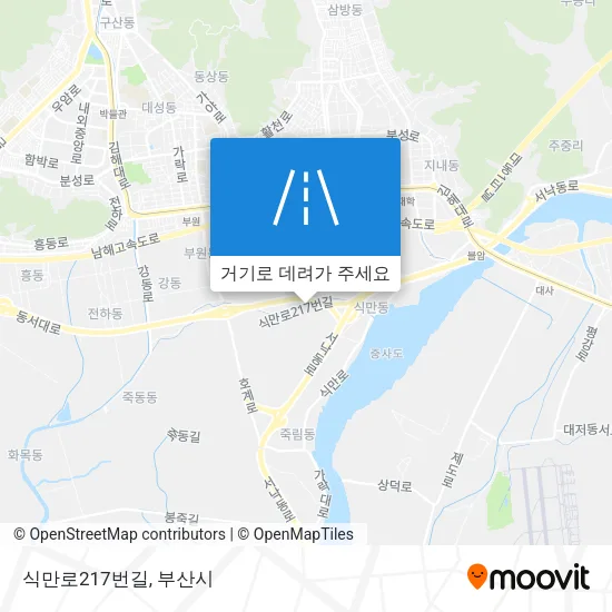 식만로217번길 지도