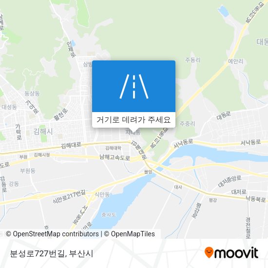 분성로727번길 지도