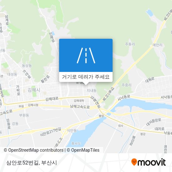 삼안로52번길 지도