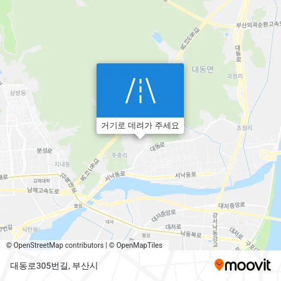 대동로305번길 지도