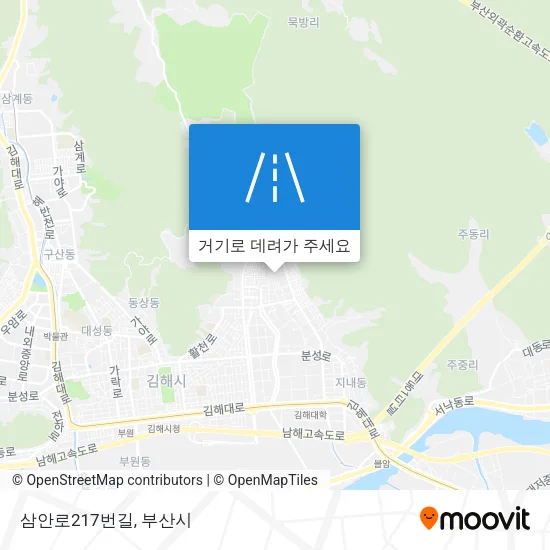 삼안로217번길 지도