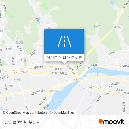 삼안로8번길 지도